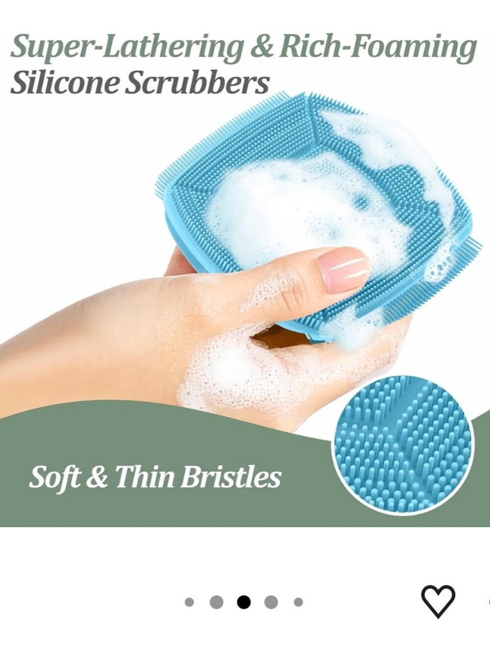 Silicone Face Scrubber 2PCS - Picture 5 of 9